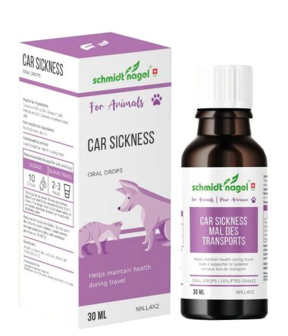 Schmidt nagel pour animaux, santé contre le mal des transports, chiens et chats, 30ml