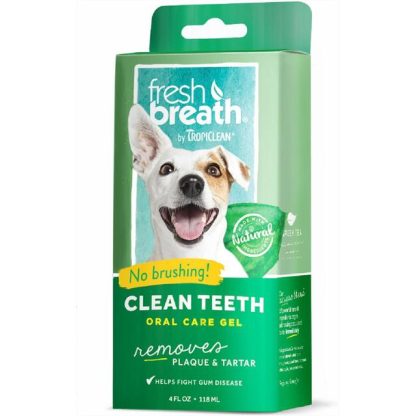 Gel nettoyant pour les dents Fresh breath Tropiclean pour chien, 118ml