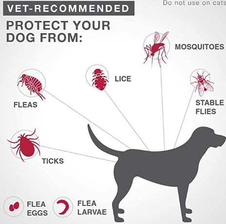K9 Advantix II Anti puces et tiques pour chiens de 4,6 à 11 kg, 4 doses
