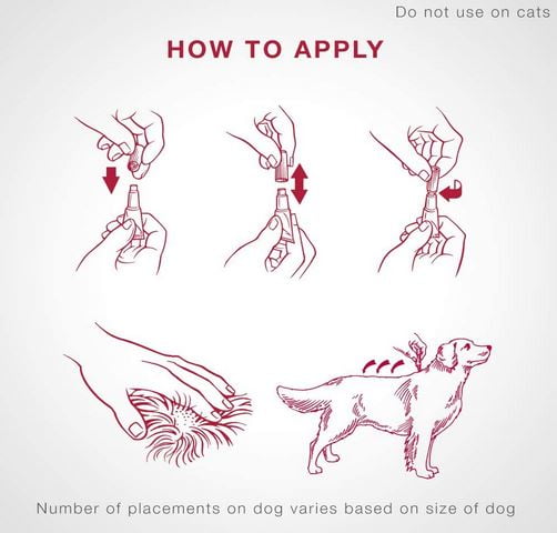 K9 Advantix II Anti puces et tiques pour chiens de 4,6 à 11 kg, 4 doses